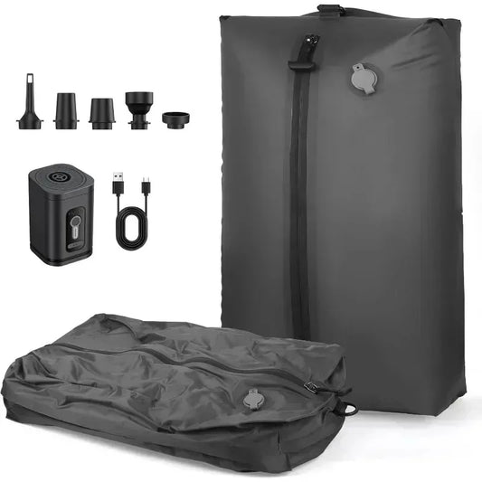 17L Vacuum Compression Bag with Air Pump for Travel Storage