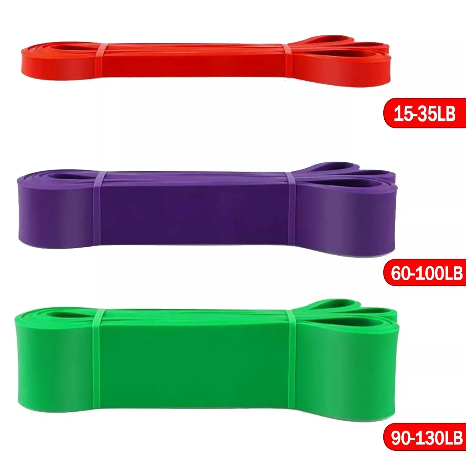 set10 Color Latex Resistance Exercise Band – Full-Body Strength Training