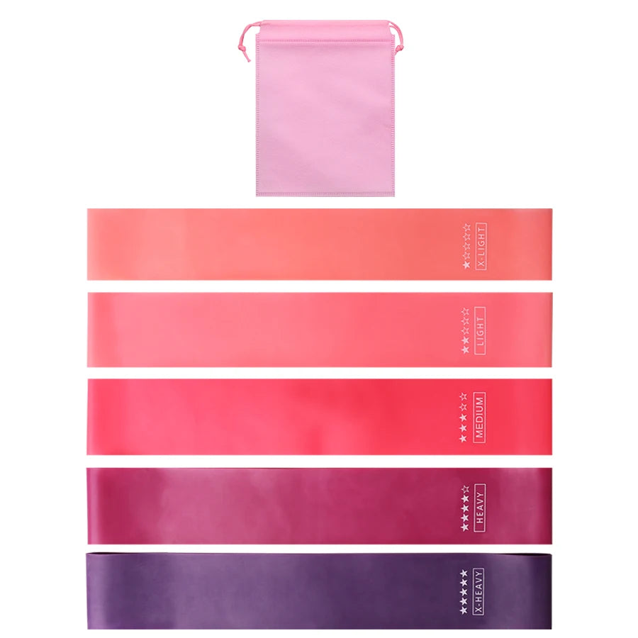 ziset fenwfbd Color Resistance Loop Bands Set – 5-Level Natural Latex