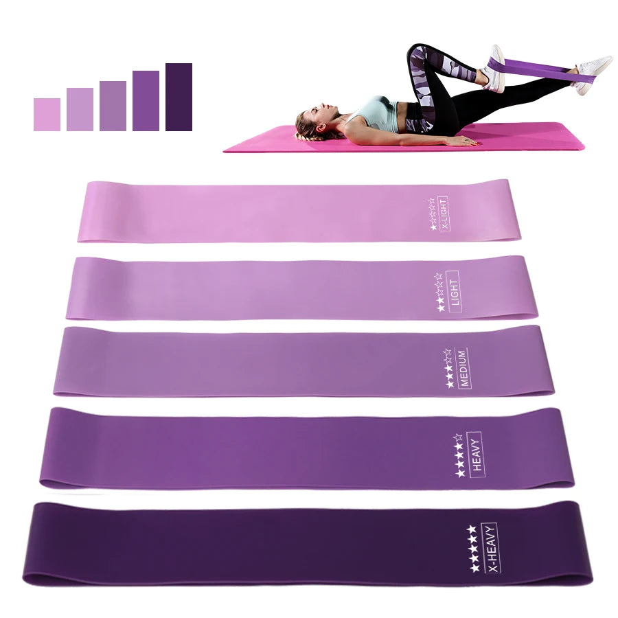 Resistance Loop Bands Set – 5-Level Natural Latex