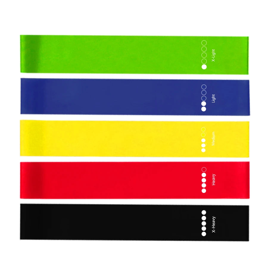 CG YQ SET Color Resistance Loop Bands Set – 5-Level Natural Latex