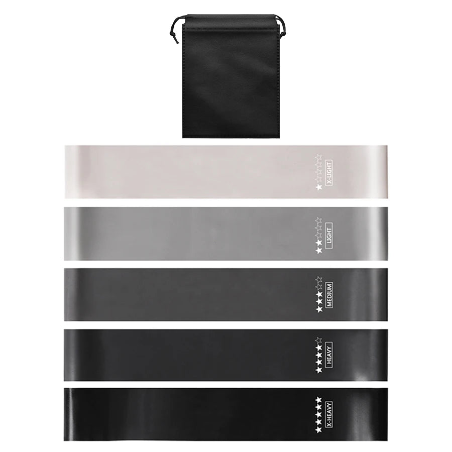 heiset heiwfbd Color Resistance Loop Bands Set – 5-Level Natural Latex